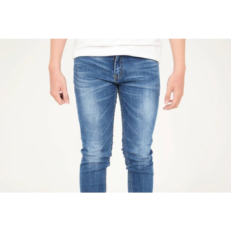 Weird Jeans - Blue Cracked - Celana Jeans - Image 2