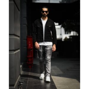 Weird Jeans - Biker Pure Grey - Celana Jeans Pria Skinny Slimfit Strech Biker Jeans