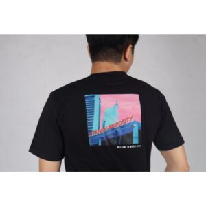 Weird Jeans - T-shirt "Weird City" - Kaos Hitam