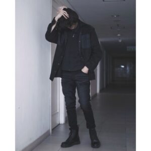 Weird Jeans - Biker Westren Black - Celana Jeans Pria Skinny Slimfit Strech