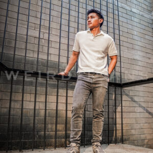 Weird Jeans - Walker Grey - Celana Jeans Panjang Pria Slim Fit Strech Polos Tanpa Ripped Warna Abu-Abu Nyaman