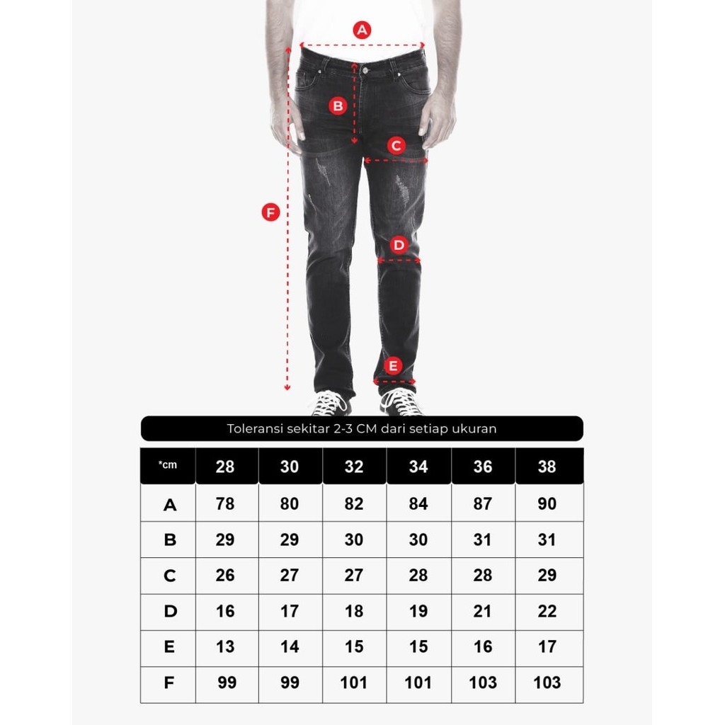 Weird Jeans - Oakland Grey - Celana Jeans Denim Pria Skinny Fit Strech Nyaman - Image 10