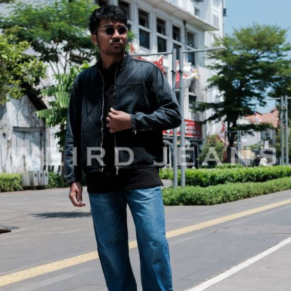 Weird Jeans - Jacket Richman Blue- Jacket Jeans Regular Fit Pria Warna Biru Dongker - Image 3