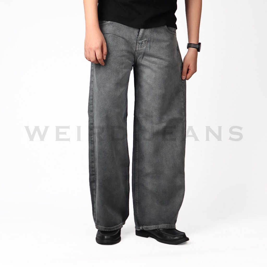 Weird Jeans - Baggy Vintage Wash - Celana Jeans Panjang Pria Baggy Jeans Polos Nyaman - Image 6