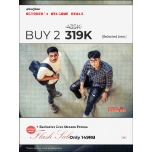 [ 319k DAPAT 2 ] Bundling Celana Biker Jeans Celana Panjang Pendek Pria Diskon Pay Day 10.10