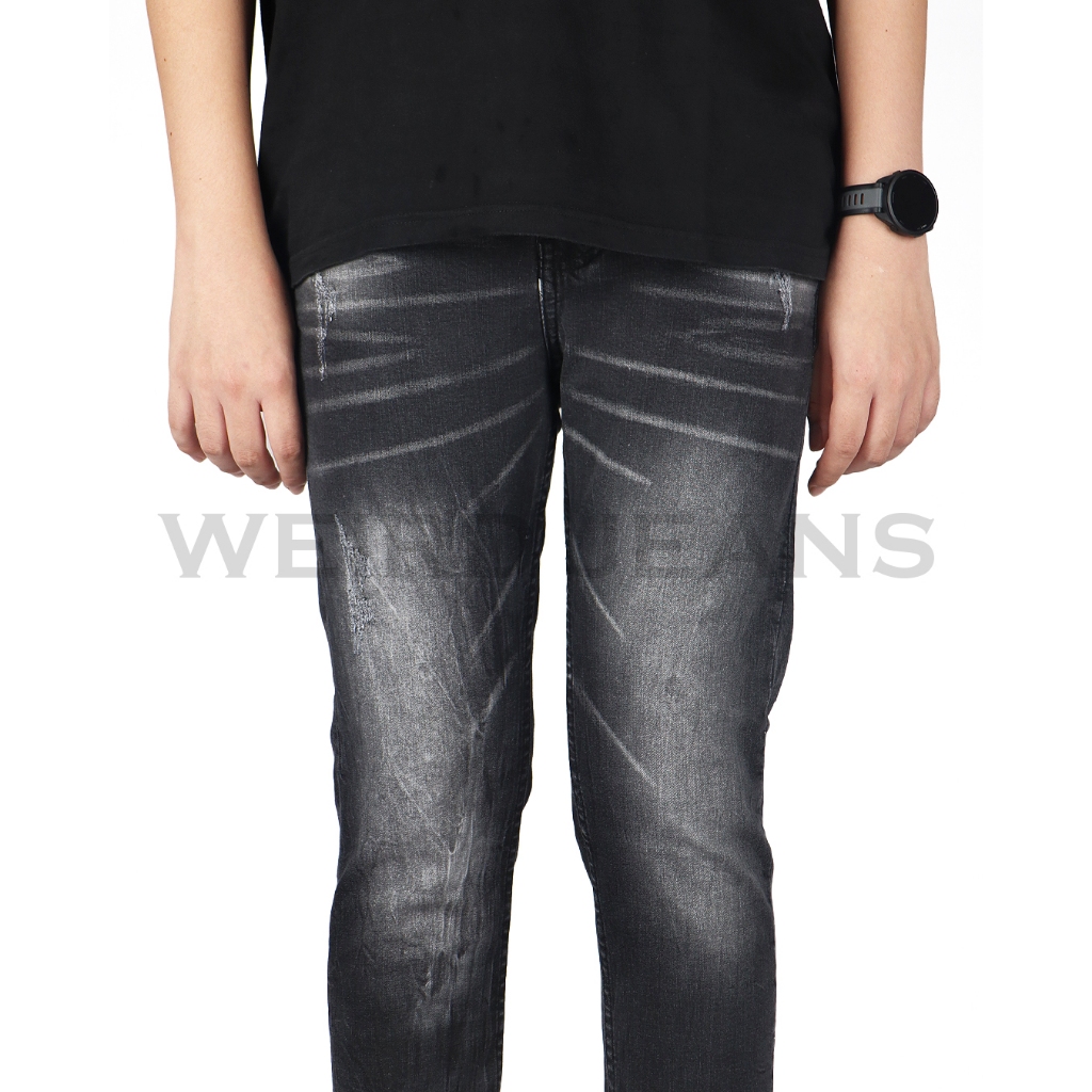 Weird Jeans - Vusion Grey - Celana Jeans Panjang Pria Slim Fit Strech Polos Nyaman - Image 2