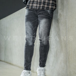 Weird Jeans - Dakota Grey - Celana Jeans Panjang Pria Slim Fit Strech Polos Nyaman