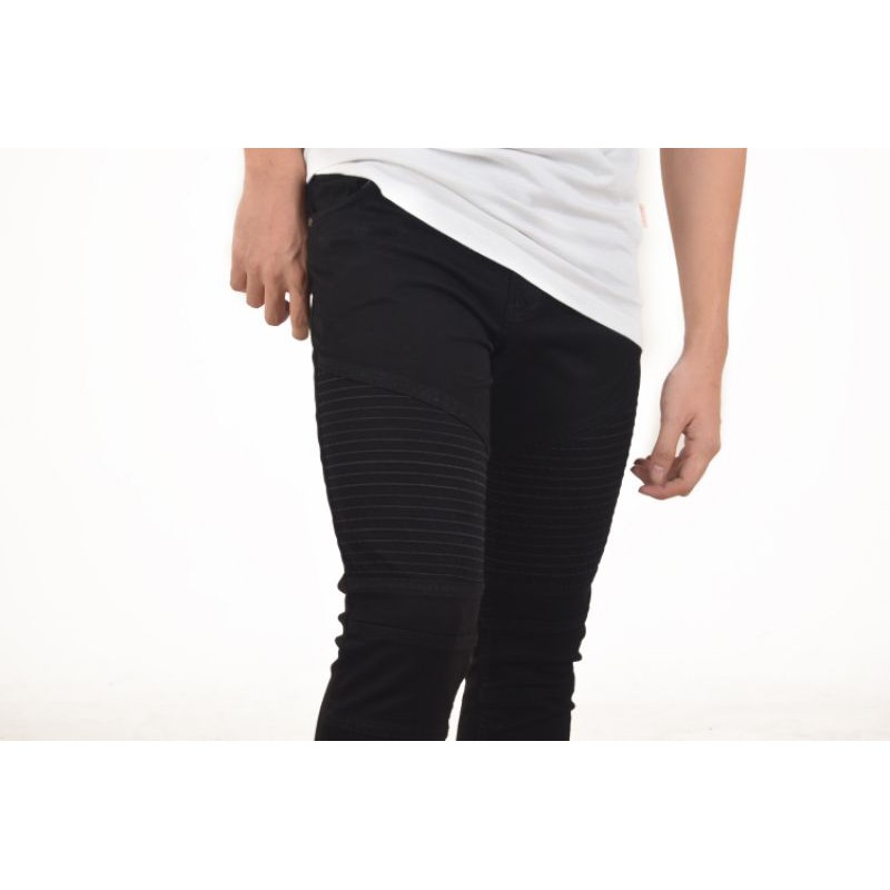 Weird Jeans - Biker Black Noir - Image 2